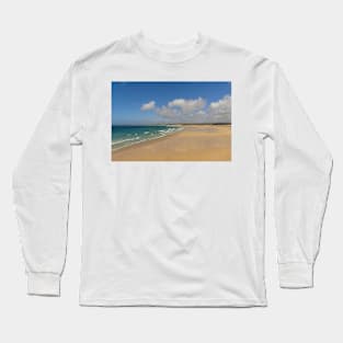 Porthkidney Sands, Cornwall Long Sleeve T-Shirt